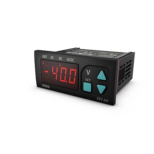 EPV242-R AC/DC Voltmetre SM 9-30VDC/7-24VAC Rle kl 77x35