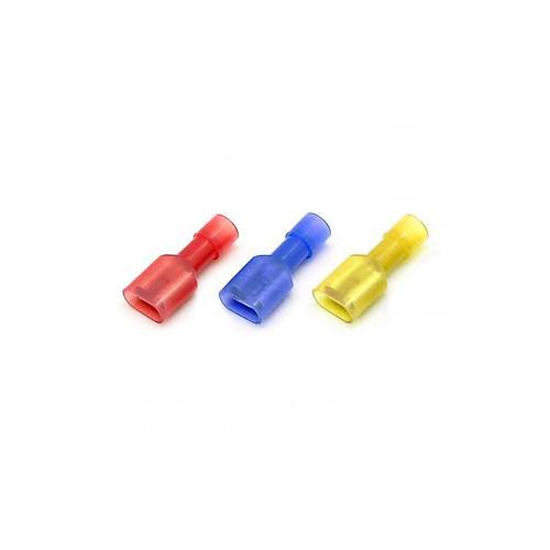 0.50 - 1.50 mm  Tam zoleli Polyamid Dii Faston Tip Kablo Uu Krmz 100 Adet MPFD-1638