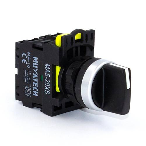 22mm 3 Pozisyonlu (1-0-2)  Kalc Mandal Buton-MA5 - 20XS