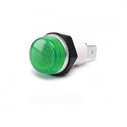 220V 14 mm Terminalli Yeil Sinyal Lambas  S140NY