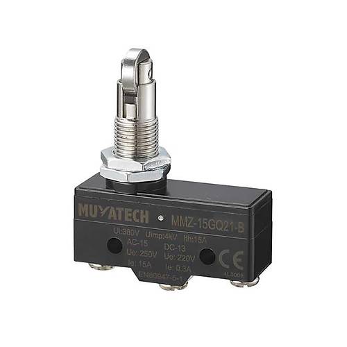 MMZ-15GQ21-B Yan Dik Metal Makaral� Mikro Switch