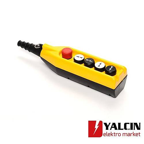 PL Vin 5'li Start ift  Hzl Acil Stoplu 30 Mm Vin Kumanda Kutusu PV5E30B44