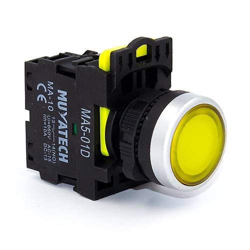 Sar 24V Ikl Yayl  Start Butonu (1NO Kontakl) - MA5 - 11D-24