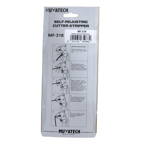 MF -318 0,50 - 6 mm� Kablo S�y�rma Pensesi