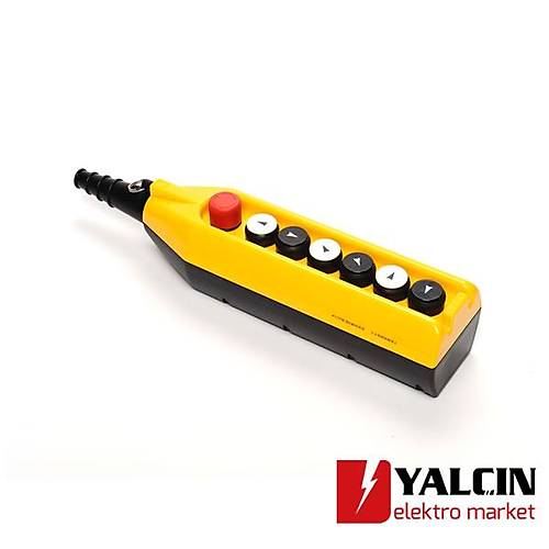 PL Vin 7'li Start Tek  Hzl Acil Stoplu 30 Mm Vin Kumanda Kutusu PV7E30B222