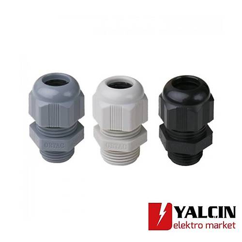 Standart Etanj Tip Kablo Rakorlar Siyah (Somunlu) ORB 02