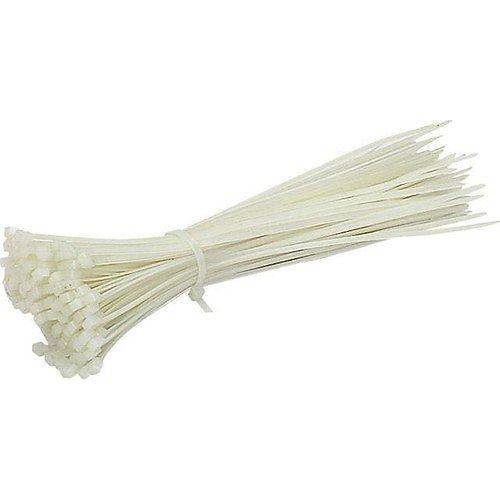 150x2,5mm Beyaz Renk Standart Kablo Ba - White Cable Tie - Beyaz Renk Plastik Crt Kelepe  - MCT 150 M