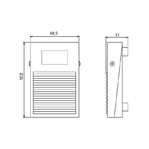 MFS-M  Metal Gvde Pedal 2 mt Kablolu