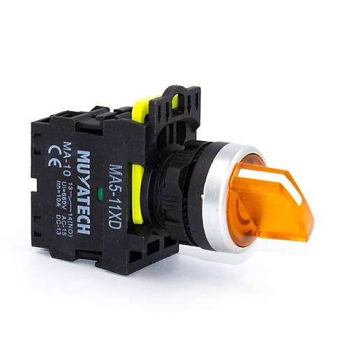 22mm 2 Pozisyonlu (0-1) Sar Ikl 220V Kalc Mandal Buton-MA5 - 11XD