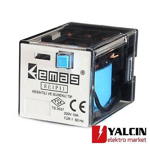 11 Pinli 24V DC 3 Deikenli Kontak Rle RE1P11DC024