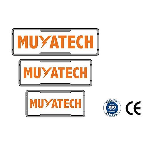 17x50 mm Siyah Yap��kanl� Pano Etiket Ta��y�c� MPET 2