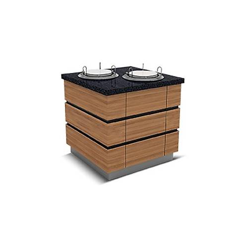 EME MODEL / Tabak Dispenseri 110X90X90 (2'Tabak'l Istmal)
