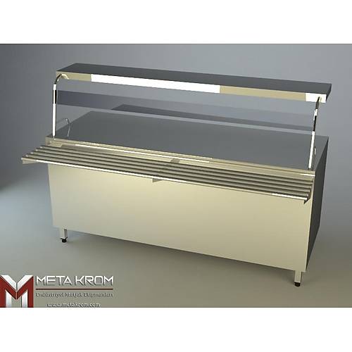 Ntr Servis Tezgah 160x70x85 cm - TEPS KAYDIRMA STANDLI