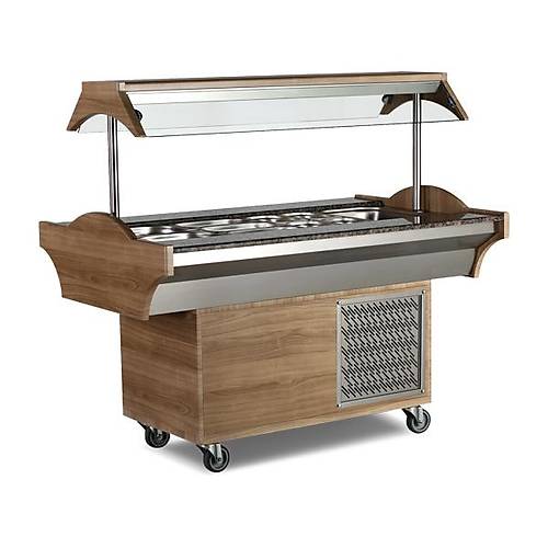 Salat Bar - Soutmal	Kapasite 6x1/1 GN