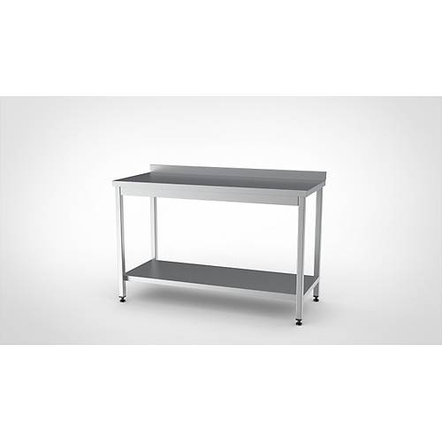 �ALI�MA TEZGAHI ALT TABLALI 110x60x85 - (304-18/10 Paslanmaz �elik)