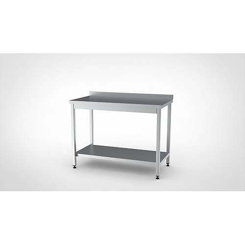 �ALI�MA TEZGAHI ALT TABLALI 100x60x85 - (304-18/10 Paslanmaz �elik)