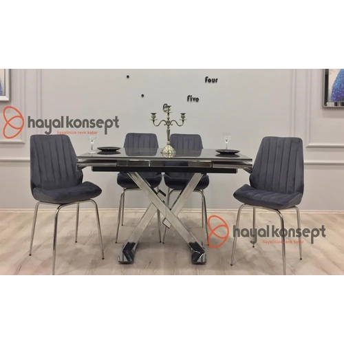 A��l�r Yemek Masas� - Ricco Mutfak Masa Sandalye Tak�m�