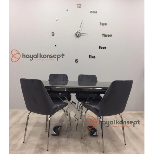 A��l�r Yemek Masas� - Ricco Mutfak Masa Sandalye Tak�m�