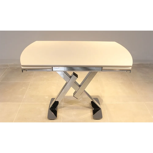 A��l�r Yemek Masas� - D�z Beyaz Ay Mutfak Masas�