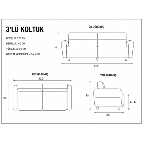 Pera Yatakl� Koltuk Tak�m�