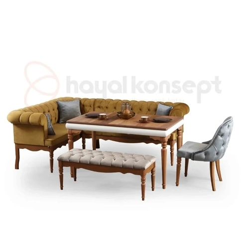 Chester Ah�ap Mutfak K��e Tak�m�