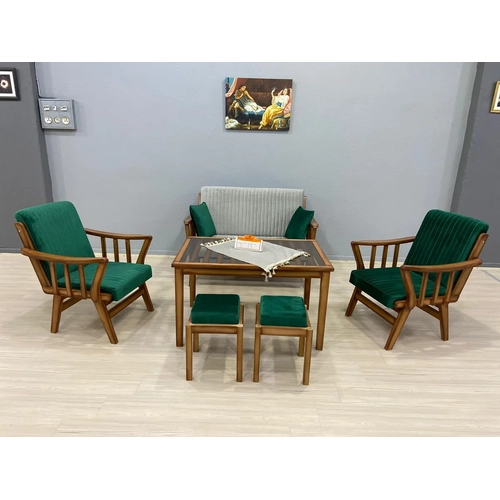 Antik Balkon Oturma Grubu