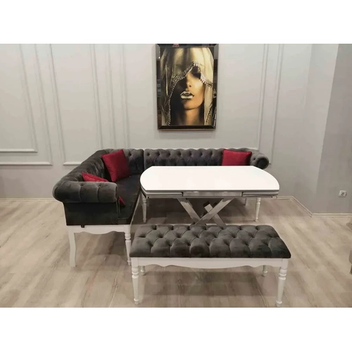 Chester Metal Ayakl� Mutfak K��e Tak�m�