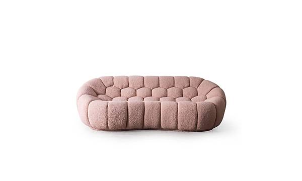 Petek Tedy Boubble Koltuk Takm ( Ekru-Pembe )