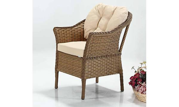 Zegna Kahve Bahe Masa Sandalye Takm