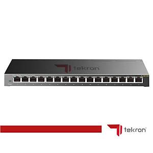 TEKRON 16 PORT  GIGABIT SWITCH 10/100/1000