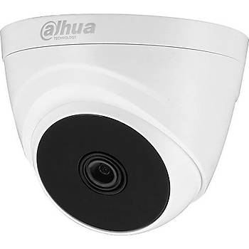Dahua HAC-T1A21P-0280B-DIP 2 MP 1080P IR Dome ( HDCVI+AHD+TVI+Analog ) Kamera - Plastik Kasa