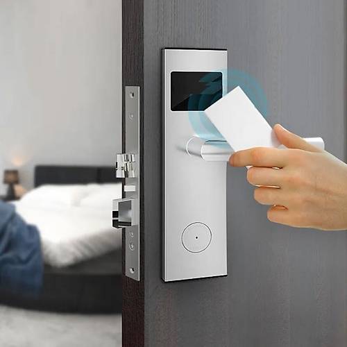 Gustavo 560 TEMİC Kartlı Otel Kapı Açma Kollu Kilit Sistemi