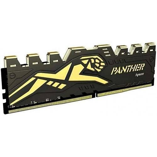 Apacer Panther Black-Gold 8GB (1x8GB) 3000Mhz CL16 DDR4 Gaming Ram EK.08G2Z.GJC Bellek