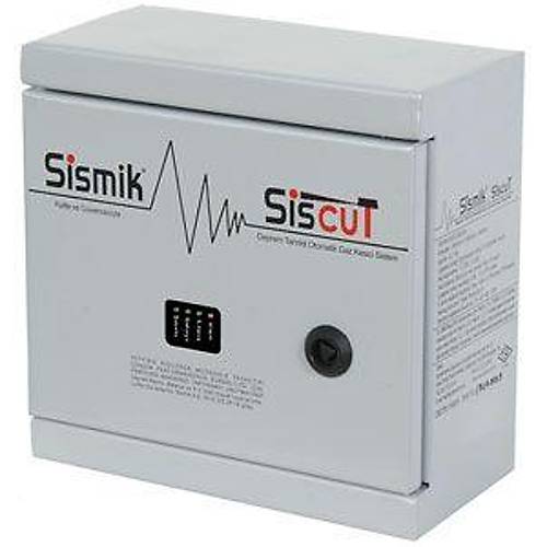 Sismik S�SCUT 12V ��k��l� Led G�stergeli Do�algaz ��k��l� Elektronik Deprem Sens�r�
