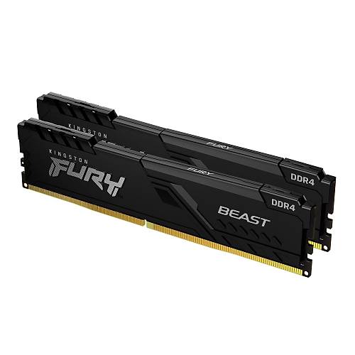 KINGSTON 2x8G 16GB FURY Beast DDR4 3600Mhz KF436C17BBK2/16 Bellek
