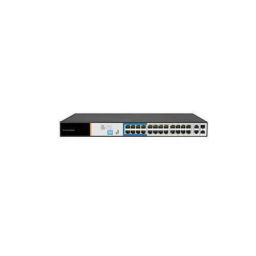 Tiandy PS-1024E-2G2SFP 24 Port Y�netilmeyen AI PoE Switch