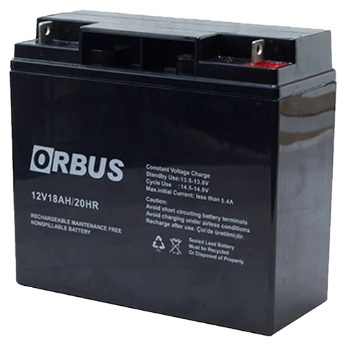 Orbus 12V 18Ah Kuru Ak