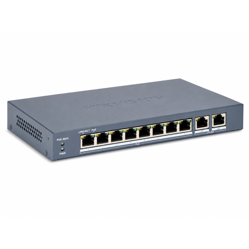 Hikvision DS-3E1310P-EI (B) 8 Port PoE + 2 Gigabit 110 W Smart Managed Switch