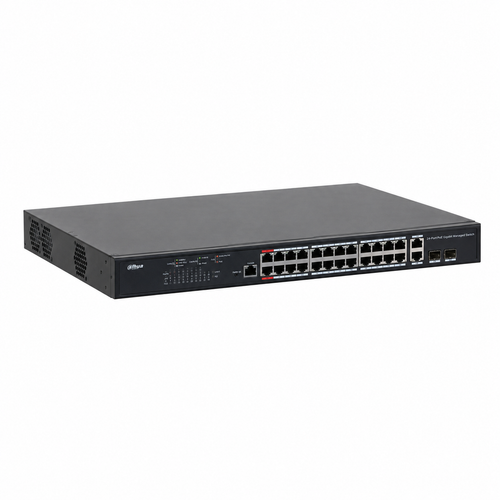 Dahua DH-PFS4226-24GT-370 24 Port Gigabit PoE Y�netilebilir Switch 370 W
