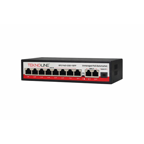 Teknoline TGD-P8/24 8 Kanal Poe Switch