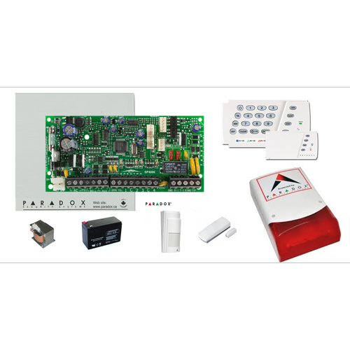 Paradox MG5000/K636 SET 32 Zon Kablosuz Alarm Paneli Seti