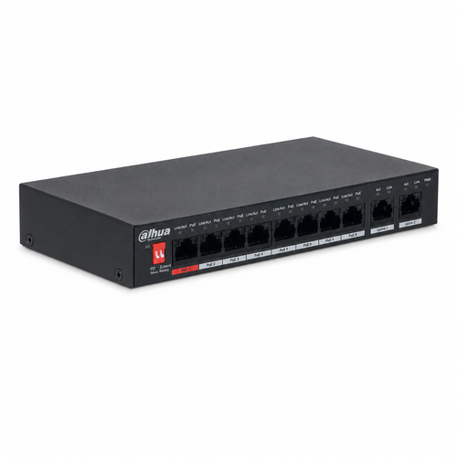 Dahua PFS3010-8ET-96-V2 8 PoE 2 Gigabit Uplink 96 W Y�netilemez Switch