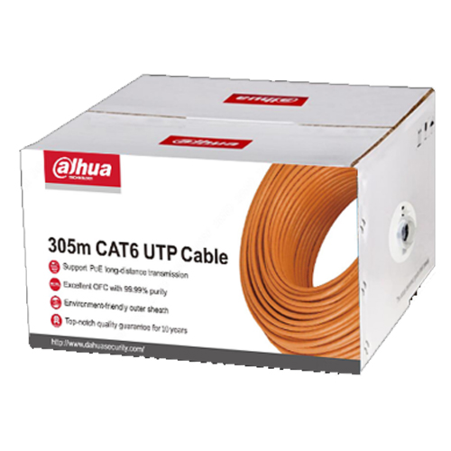 Dahua PFM920I-6UN-C 305m UTP CAT6 CPR E/UL CM Kablo
