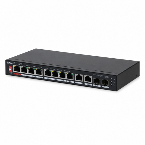 Dahua PFS3210-8ET2GF-96 8 Port 96 W Hi-PoE Switch