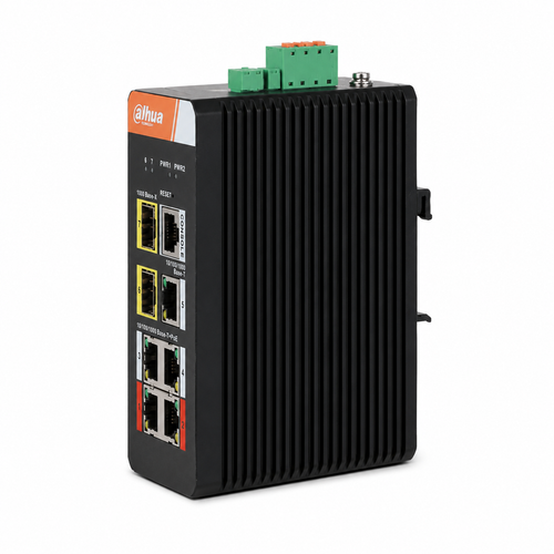Dahua IS4207-4GT-120 4 Gigabit PoE 2 SFP 120 W Y�netilebilir End�striyel Switch