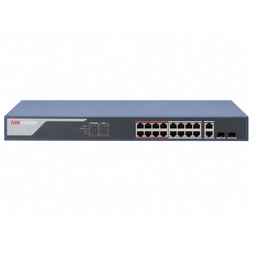 Hikvision DS-3E1318P-SI(O-STD) 16 Port PoE+ 230 W 300 m Smart Managed Switch