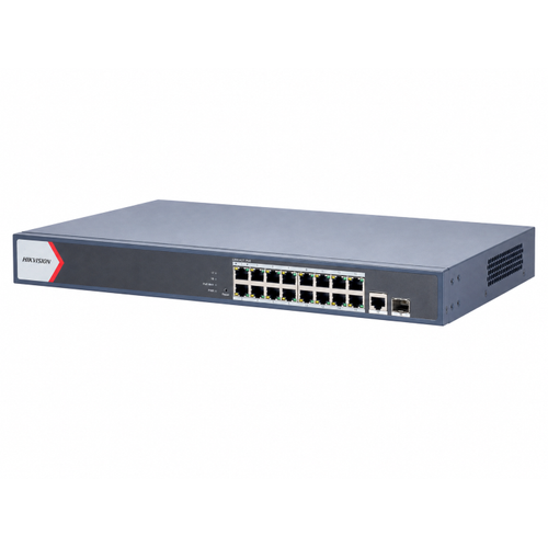 Hikvision DS-3E1518P-EI 16 Port Gigabit PoE+ 230 W 300 m SFP Smart Managed Switch