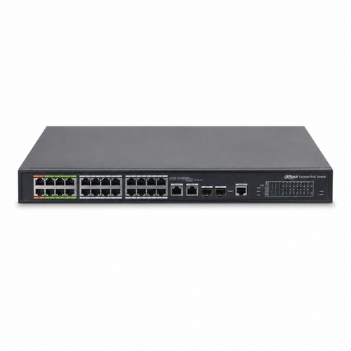 Dahua LR2226-24ET-360-V3 24 PoE 8 ePoE 2 Combo Uplink 360 W Y�netilebilir Switch