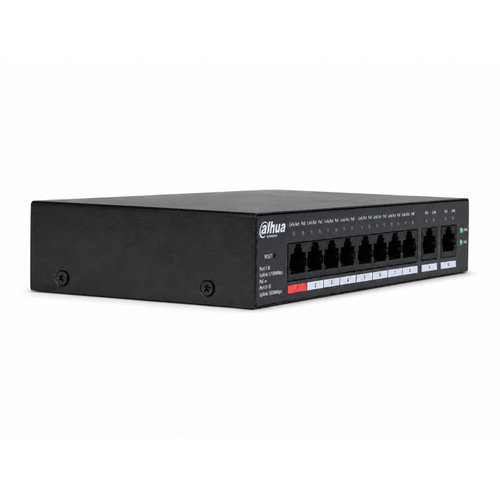 Dahua CS4010-8GT-110 8 Gigabit PoE 2 Uplink 110 W Ak�ll� Y�netilebilir Switch
