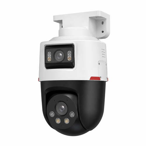 Dahua PTS2249B-E2-S-PV-LED-0360B-PRO 2+2 MP WizColor PoE �ift Lensli PT Kamera